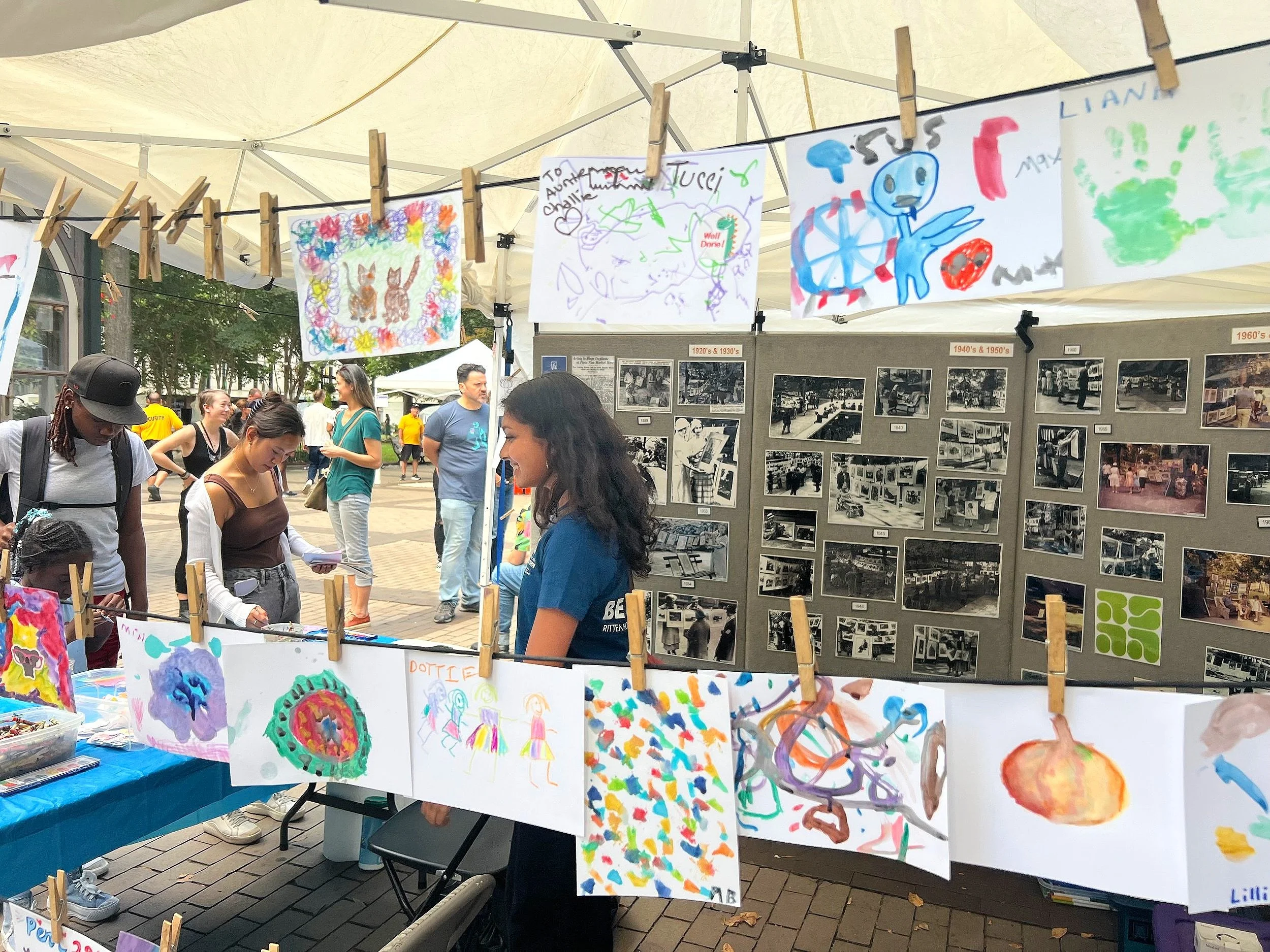 Volunteering at Rittenhouse Square Fine Art Show