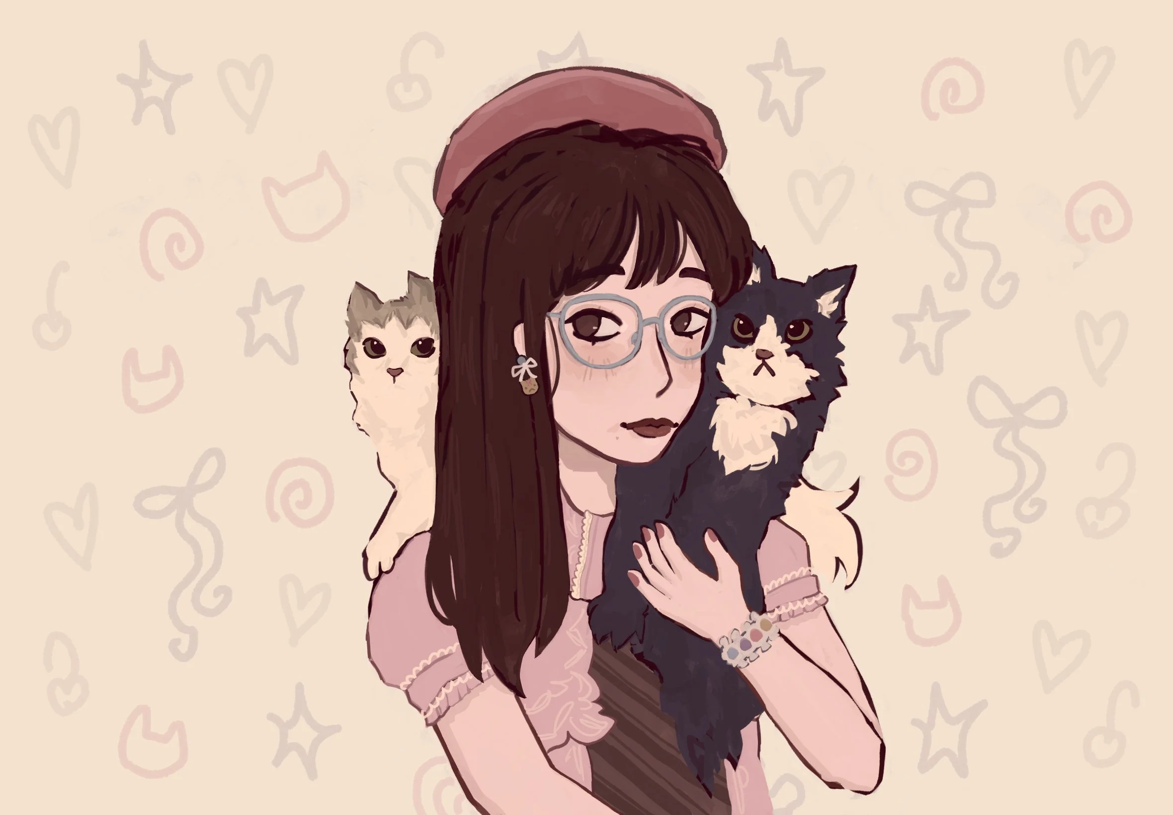 jiani and cats