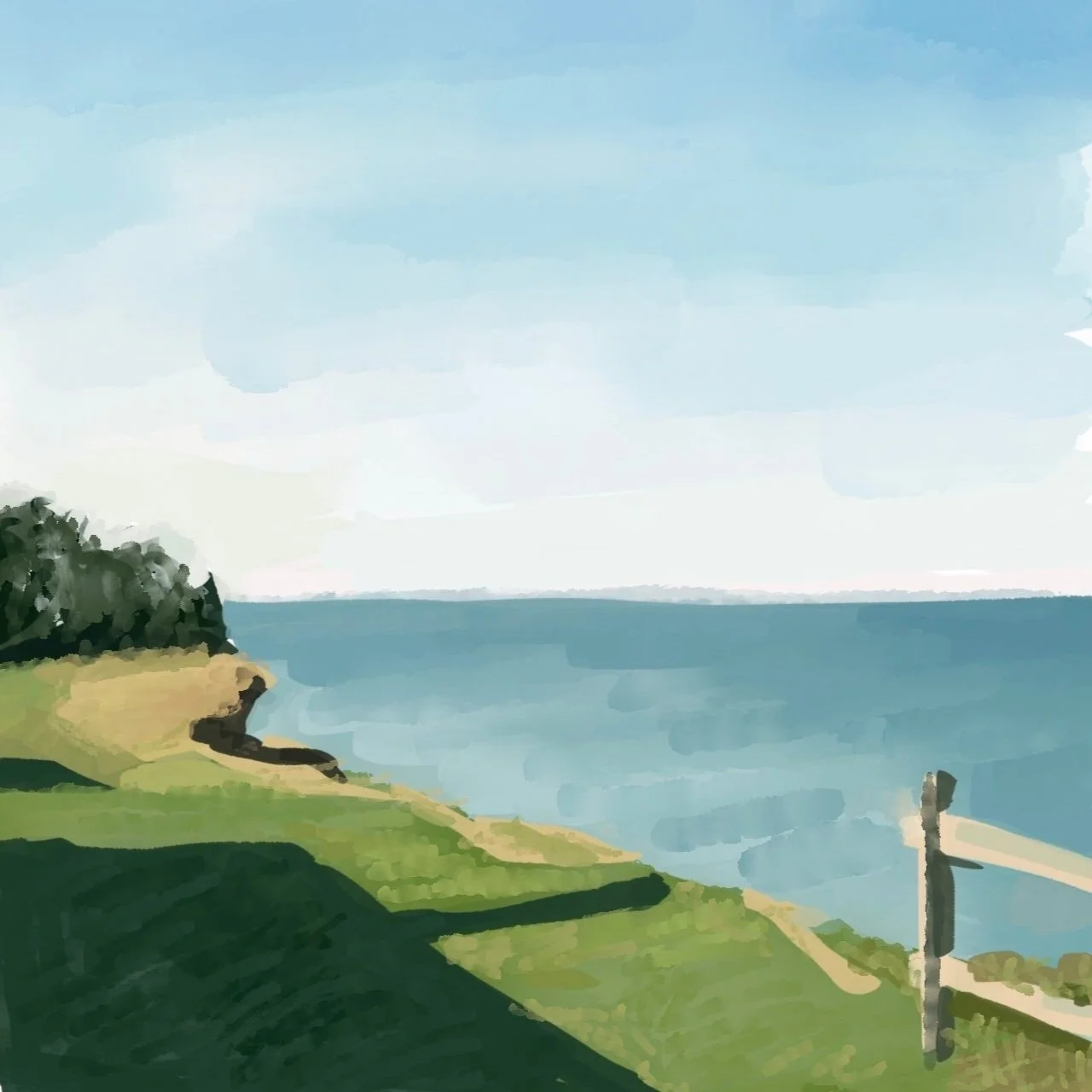 cliff by the sea